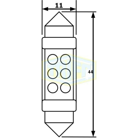 Bec led sofit 24V SV8.5 [1]