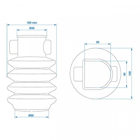 Burduf cupla 60x(50x40) MM L=145 [3]
