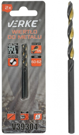 Diverse - Burghiu metal HSS cu acoperire din titan 3 mm