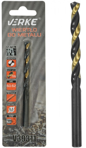 Diverse - Burghiu metal HSS cu acoperire din titan 6.5 mm
