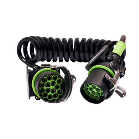 Cablu electric spiralat ADR 15 Pini 4m 24V QS6 [2]
