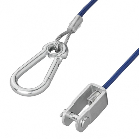 Cablu siguranta remorca 1m Clevis [2]
