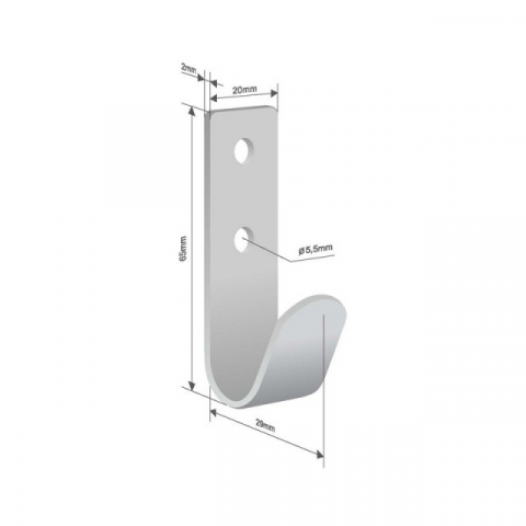 Accesorii Prelata - Carlig 65x20