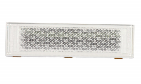 Catadioptri reflectorizanti - Catadioptru reflectorizant dreptunghiular alb 126x34 mm