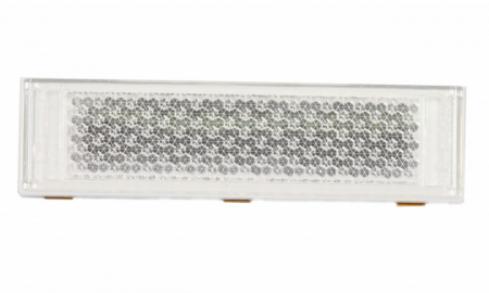 ADR - Catadioptru reflectorizant dreptunghiular alb 126x34 mm