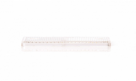 Catadioptru reflectorizant dreptunghiular alb 96x42 mm [2]