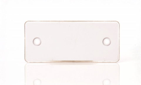 Catadioptru reflectorizant dreptunghiular alb 96x42 mm [1]