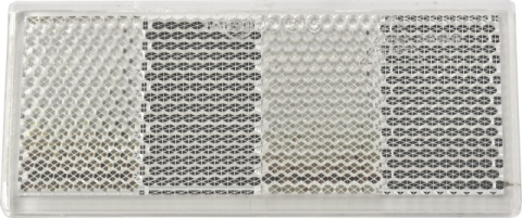 ADR - Catadioptru reflectorizant dreptunghiular alb