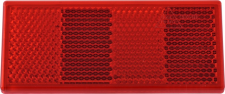ADR - Catadioptru reflectorizant dreptunghiular rosu
