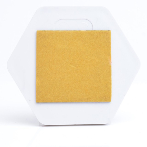 Catadioptru reflectorizant hexagonal rosu 66.70 mm [1]