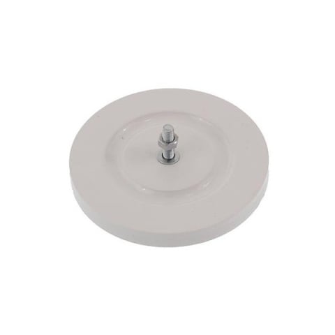 Catadioptru reflectorizant rotund alb cu surub [1]