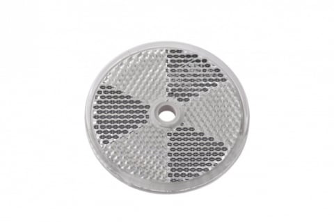 ADR - Catadioptru reflectorizant rotund alb fi60