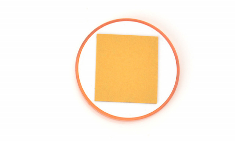 Catadioptru reflectorizant rotund portocaliu fi 61 mm [1]