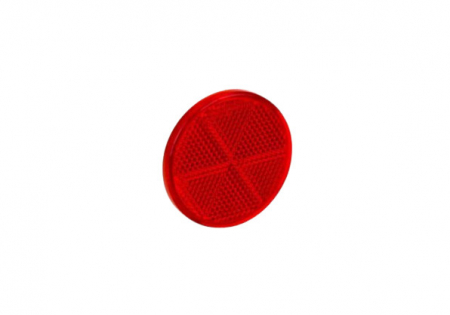 ADR - Catadioptru reflectorizant rotund rosu fi 60 mm