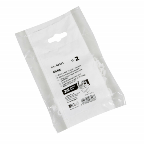 Clema pentru sina perdea - set 25 bucati - G - 2 [2]