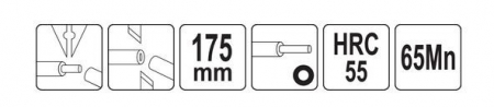 Cleste automat pentru dezizolat, lungime 175 mm, maxim 6 mm [1]