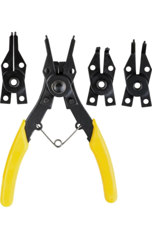 Service, Mecanica & Consumabile - Clește pentru inele de siguranță 150 mm, 4 vârfuri