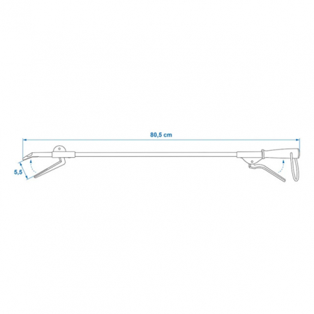 Cleste pentru colectarea gunoiului cu magnet 80 cm [4]