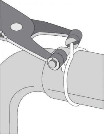 Cleste pentru montat sigurante - furtunuri auto, 230mm [2]