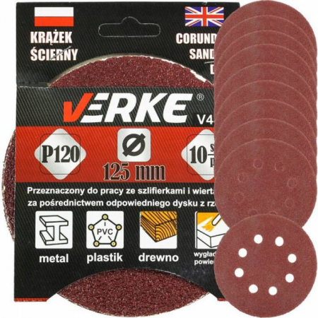 Diverse - Disc abraziv 125MM ,P120, 10 BUC