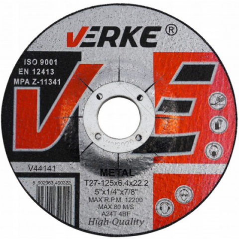 Trusa Scule-Unelte-Accesorii Service - Disc pentru metal 125x6,4x22,2