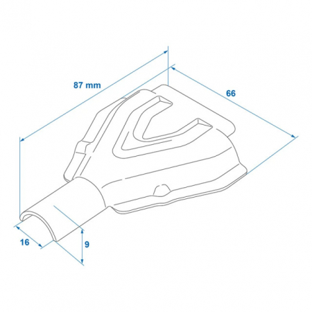 Element protectie cablu frana compatibil KNOTT Ø18mm [5]