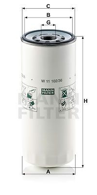 Filtre - Filtru ulei W 11 102/36 VOLVO