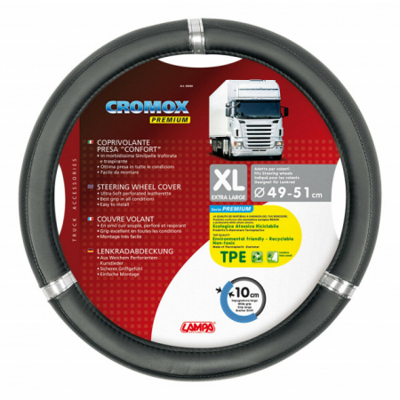 Accesorii Volan - Husa volan camion, negru 49 - 51cm
