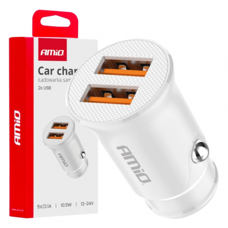 Incarcatoare / Modulatoare / Cabluri Date / Auxiliare - Incarcator 2x USB-A 10.5W 12/24V