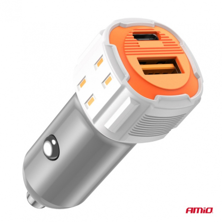 Incarcator USB-A + USB-C 20W 12/24V [1]