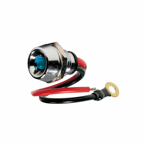 Accesorii Electrice - Indicator LED albastru 12/24V - 15A