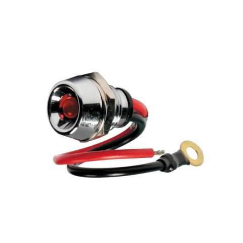 Accesorii Electrice - Indicator LED rosu 12/24V - 15A
