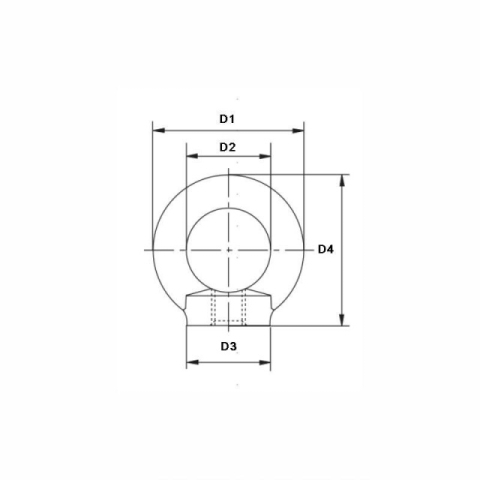 Inel de ridicare cu piulita M14 [2]