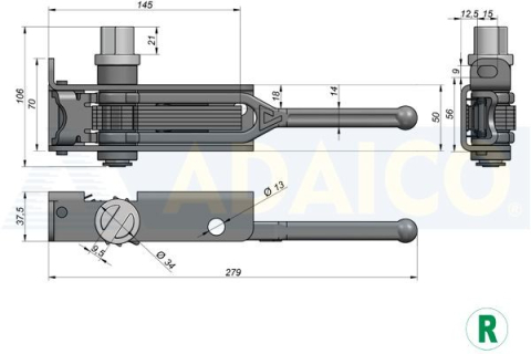 Intinzator prelata cu profil rotund, stanga [1]