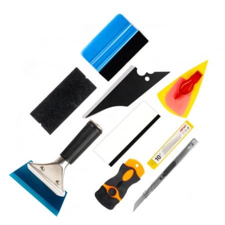 SERVICE AUTO - Kit Raclete Si Unelte Montaj Folii Auto