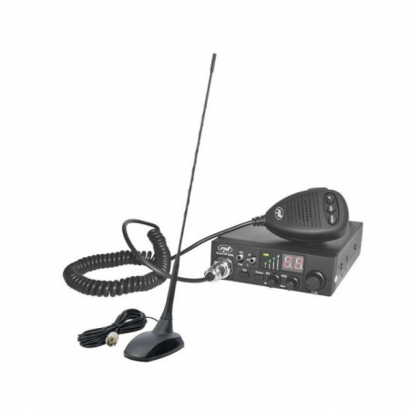 Statii Radio -Antene-Accesorii-Multimedia - Kit Statie radio CB PNI ESCORT HP 8000L ASQ + Antena CB PNI Extra 48 cu magnet