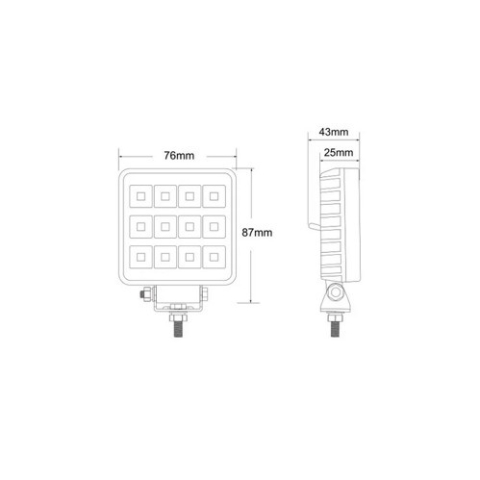 Proiector, 12 LED, 12W [2]