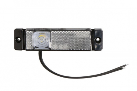 Lampi Marcaj Lateral - Lampa de pozitie ,12V/24V alb cu reflecţie
