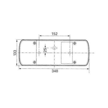 Lampa dreapta 5 functii 34x13 cm [1]