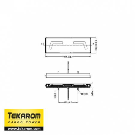 Lampa camion dreapta 106 led-uri [2]