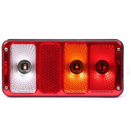 Lampa dreptunghiulara dreapta 22.5x10.5 cm 12-24V [3]
