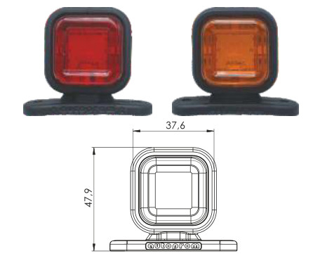 Iluminare Auto - Lampa gabarit LED 24V