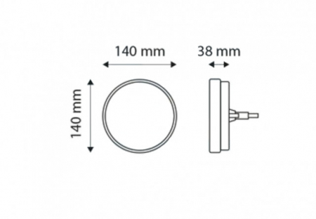 Lampa LED 4 functii - semnalizare dinamica [1]