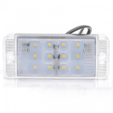 Lampi LED - Lampa led dreptunghiulara alba 11x4.5 cm 12/24V