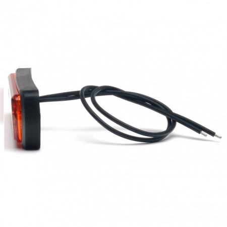 Lampa LED dreptunghiulara portocalie WAS 30x108.60 mm 12-24V [2]