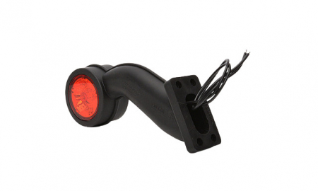 Lampa LED marcaj lateral cu suport STANGA 12/24V [2]