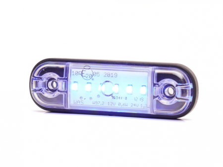 Lampa marcaj albastra LED 12/24V [6]