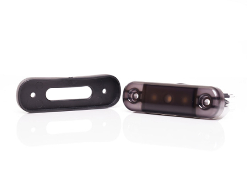 Lampa marcaj BLACK cu lumina alba 3 LEDURI 12/24V [3]