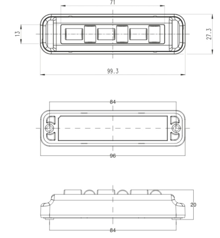 Lampa marcaj lateral 12/24V [5]