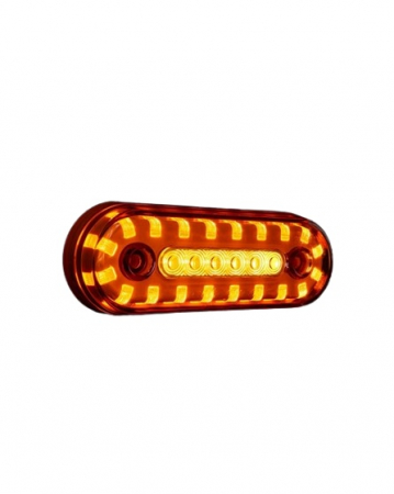 Iluminare Auto - Lampa marcaj lateral portocalie 24V